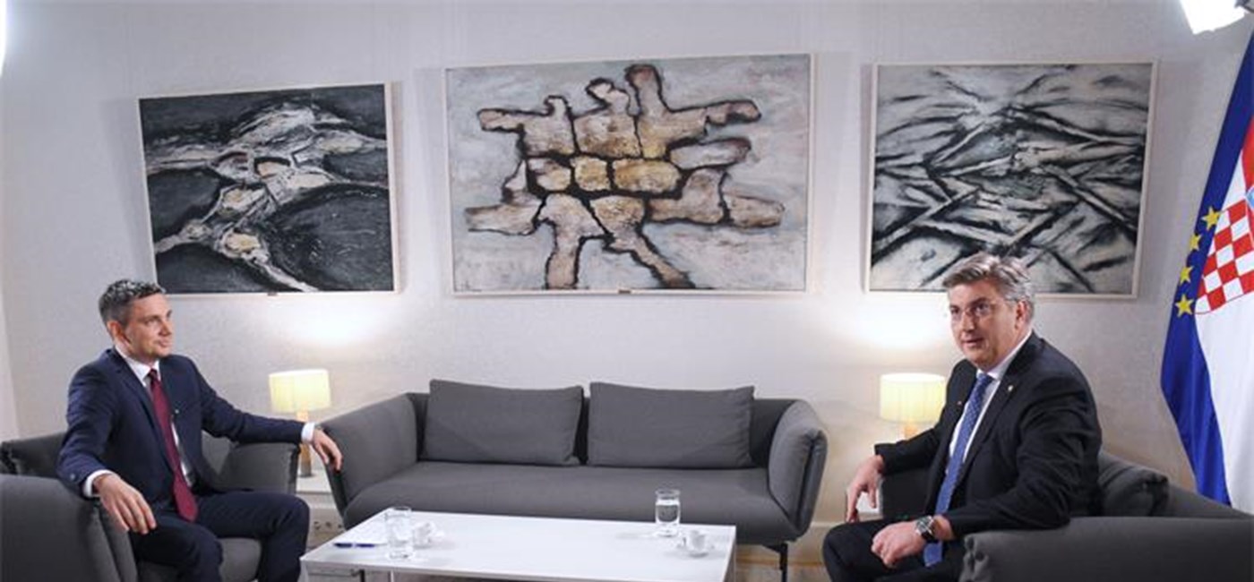 Plenković u Dnevniku HTV-a: Ključ je svih mjera pomagati onima kojima je to najpotrebnije